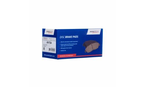 Колодки тормозные дисковые Avantech, передние, комплект на ось (4 шт), арт. AV134