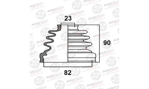 Пыльник привода Avantech, арт. BD0121