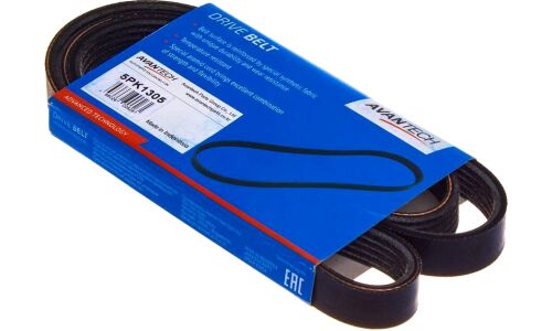 Ремень поликлиновый Avantech, для двигателей 4G94 / 4G93, арт. 5PK1305