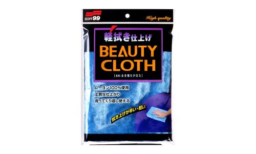 Салфетка Soft99 Wipe Cloth Blue, для полировки, микрофибра, 320х220мм, синяя, арт. 04012