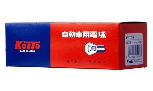 Лампа Koito P25W (BA15s, S25), 24В, 25Вт, арт. 4616