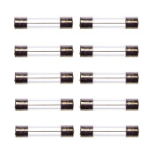 Предохранитель Koito, цилиндрический, стеклянный (ПЦ/FGL/AG/SFE), Ø6.5x30мм, 25А, комплект 10 шт, арт. F2530
