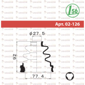 Пыльник привода внутренний MARUICHI (резина, под трипоид)