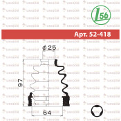 Пыльник привода Maruichi, арт. 52-418