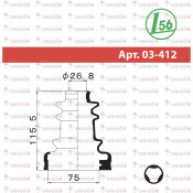 Пыльник привода Maruichi, арт. 03-412