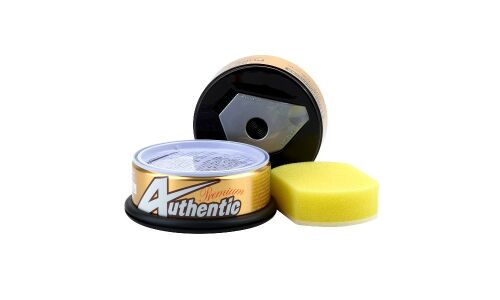 Полироль кузова Soft 99 Authentic Premium, с воском карнауба, с защитным и водоотталкивающим свойством, банка 200г (+губка), арт. 10162