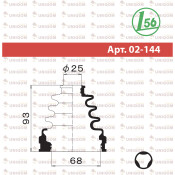 Пыльник привода внутренний MARUICHI (резина, под трипоид)