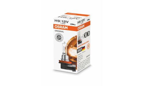 Лампа галогенная Osram Original Line H9 (PGJ19-5, T11), 12В, 65Вт, 3000К, 1 шт, арт. 64213