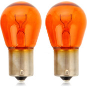 Лампа Osram Original Line PY21W (BAU15s, S25), 12В, 21Вт, оранжевая, комплект 2 шт, арт. 7507-2BL