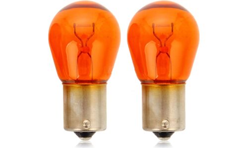 Лампа Osram Original Line PY21W (BAU15s, S25), 12В, 21Вт, оранжевая, комплект 2 шт, арт. 7507-2BL