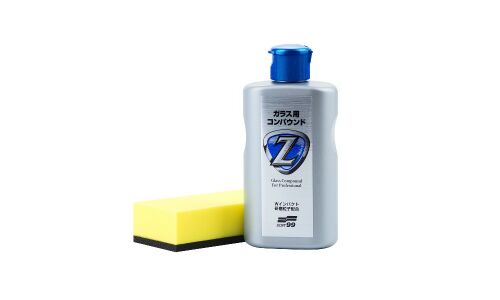 Очиститель-полироль стёкол Soft 99 Glass Compound Z, абразивный, от жирной плёнки и въевшихся загрязнений, бутылка 100мл, арт. 05064