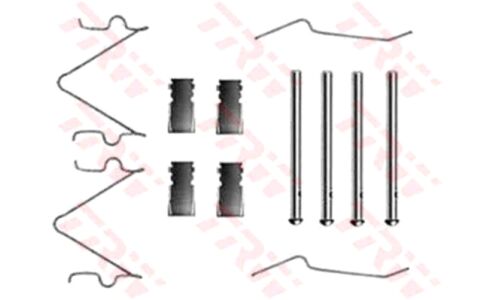 Комплект монтажный дисковых тормозных колодок TRW, арт. PFK330