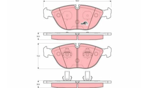 Колодки дисковые TRW, арт. GDB1285