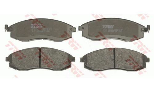 Колодки тормозные дисковые TRW, комплект на ось (4 шт), арт. GDB3124
