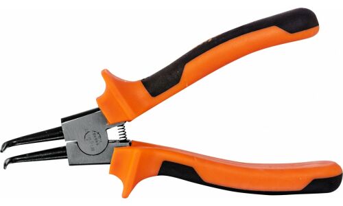 Съёмник стопорных колец Ombra, на разжим, загнутый, длина 180мм, арт. 440407