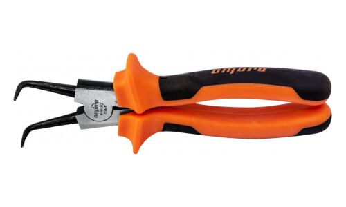 Съёмник стопорных колец Ombra, на разжим, загнутый, длина 180мм, арт. 440407