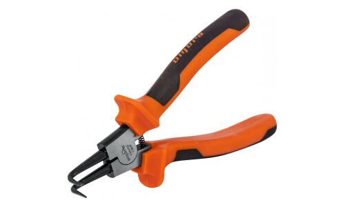 Съёмник стопорных колец Ombra, на разжим, загнутый, длина 180мм, арт. 440407