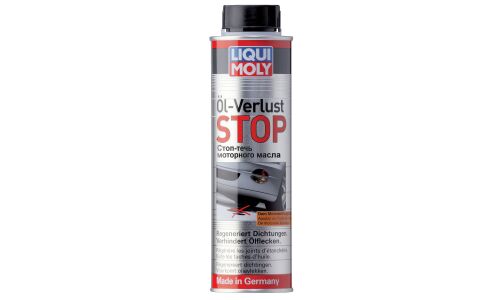 Герметик масляной системы LiquiMoly Oil-Verlust-Stop, для бензиновых и дизельных двигателей, бутылка 300мл, арт. 1995