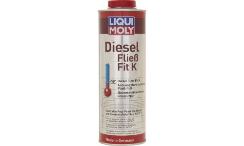 Антигель Liqui Moly Diesel Flow Fit K, концентрат, присадка в дизельное топливо, бутылка 1л, арт. 1878