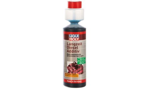 Присадка в топливо Liqui Moly Langzeit Diesel Additiv, комплексная, для дизельных двигателей, бутылка с дозатором 250мл, арт. 2355