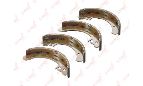 Колодки тормозные барабанные LYNXauto, комплект на ось (4 шт), арт. BS-4601