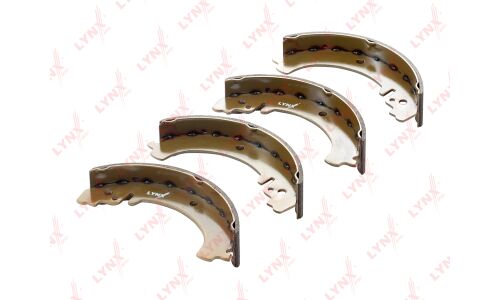 Колодки тормозные барабанные LYNXauto, комплект на ось (4 шт), арт. BS-4602