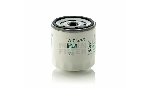 Фильтр масляный MANN-FILTER, арт. W712/43