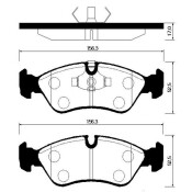 Колодки тормозные Hong Sung дисковые, арт. HP2004