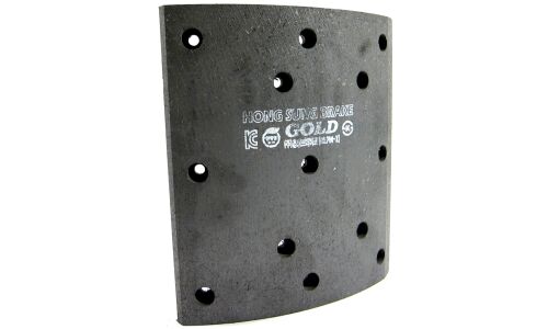 Накладка барабанных тормозных колодок Hong Sung Gold, 1 шт, арт. HL0018