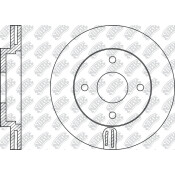 Тормозной диск NiBk, арт. RN1109 Тормозной диск NiBk, арт. RN1109