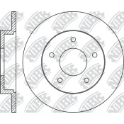 Диск тормозной NiBK
