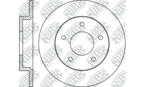 Диск тормозной NiBK