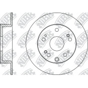 Тормозной диск NiBk, арт. RN1407 Тормозной диск NiBk, арт. RN1407