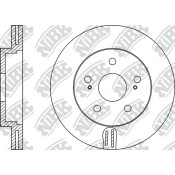 Диск тормозной NiBK Диск тормозной NiBK