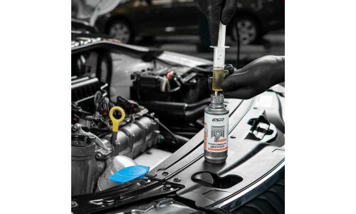 Раскоксовыватель и промывка Lavr Engine Carbon Cleaning Complex ML202+, для рядных двигателей до 2000см³, бутылка 185мл+330мл (+шприц и трубка), арт. Ln2505