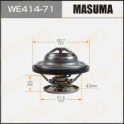 Термостат MASUMA WE414-71