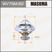 Термостат Masuma, арт. WV75M-82 Термостат Masuma, арт. WV75M-82
