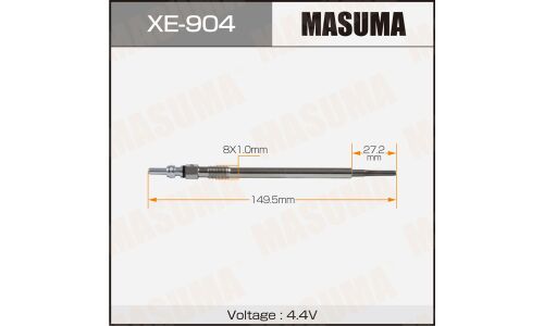 Свеча накаливания MASUMA DG-194 /OM629.912 (1/10/100)