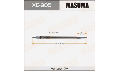 Свеча накаливания MASUMA DG-617 /OM642.940 (1/10/100)