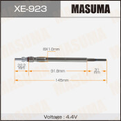 Свеча накаливания MASUMA DG-653 /Z22D1 (1/10/100)