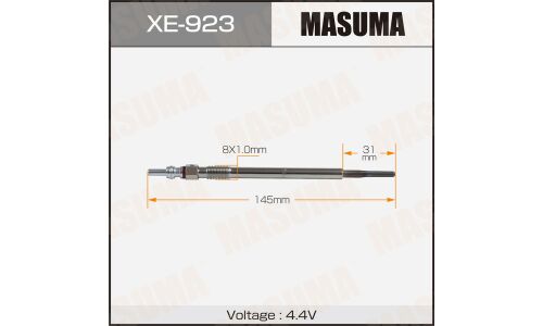 Свеча накаливания MASUMA DG-653 /Z22D1 (1/10/100)