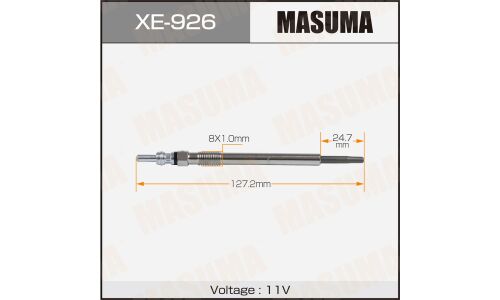 Свеча накаливания MASUMA DG-140 /DT17ED4 (1/10/100)