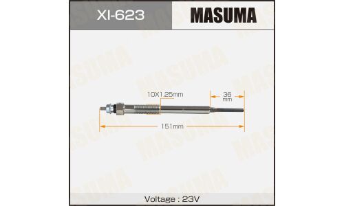 Свеча накаливания MASUMA PI-173 /4HK1 (1/10/80)