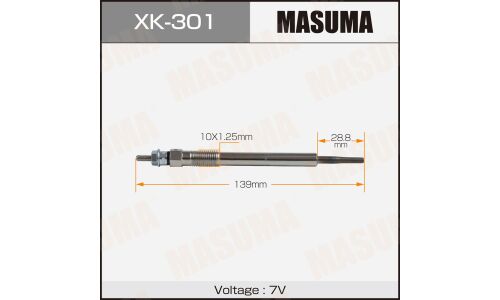 Свеча накаливания MASUMA A-606 /D4HB (1/10/100)