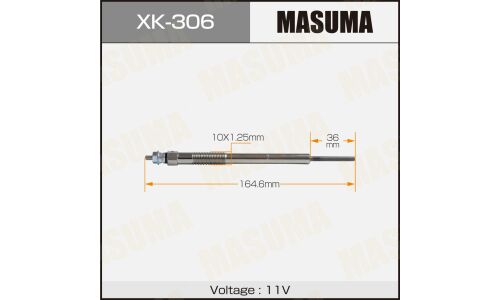 Свеча накаливания MASUMA A-602 /J3 (1/10/80)