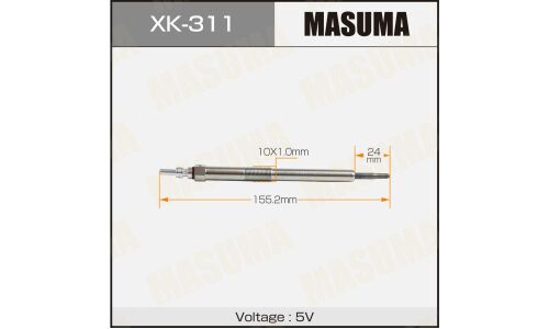 Свеча накаливания MASUMA A-609 /D27DT (1/10/80)
