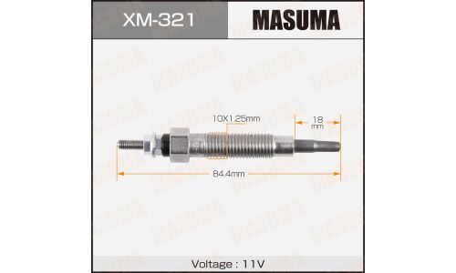 Свеча накаливания Masuma (4D56T / 4D68T), арт. XM-321