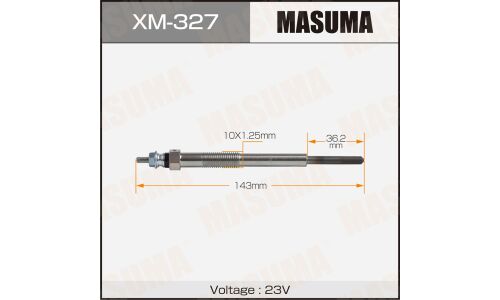 Свеча накаливания MASUMA PM-404 /6D15F, M616 (1/10/100)