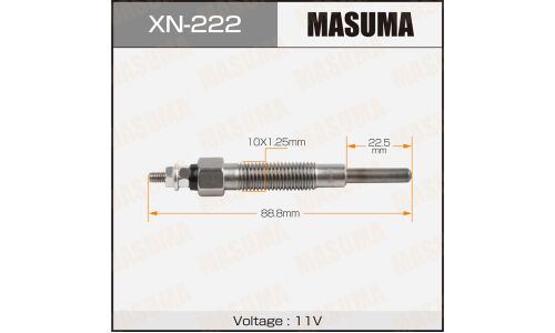 Свеча накаливания Masuma PN-135 /TD27 (1/10/100)