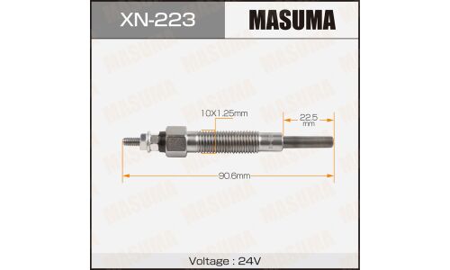 Свеча накаливания Masuma   PN-136 /TD23     (1/10/100)